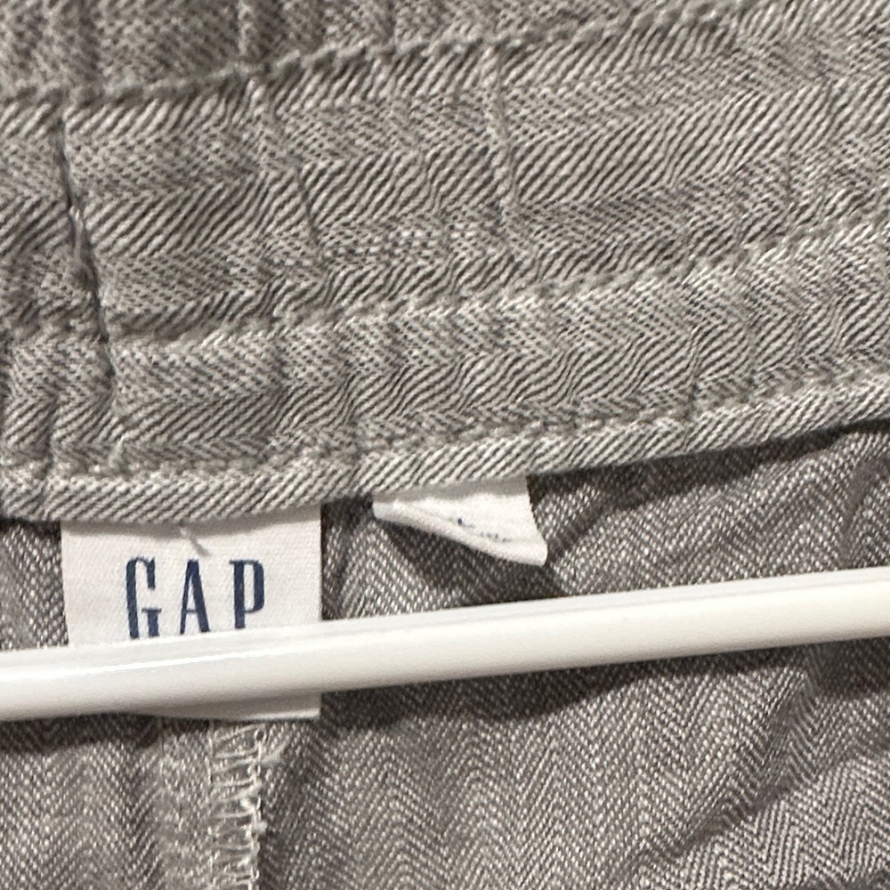 GAP Light Gray Textured Trousers